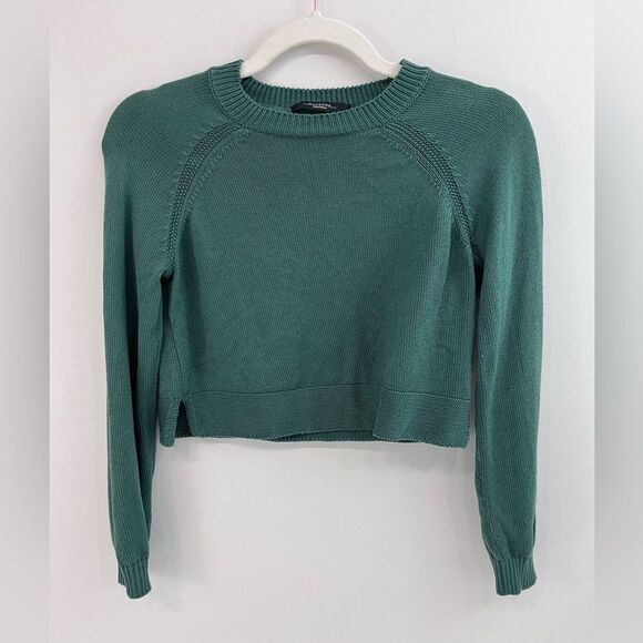 MaxMara Sweaters - MAX MARA Sage 100% Cotton Sphinx Sweater Size Small